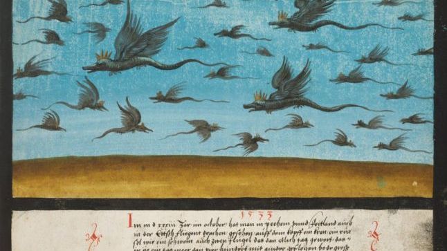 Apocalipsa văzută acum 500 de ani. Dragoni şi pietre ce cad din cer