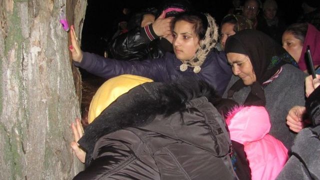 MISTERUL a fost DEZVĂLUIT. Ce se ascundea în spatele MINUNII cu chipul lui Iisus apărut pe un copac 