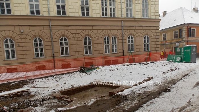 Descoperiri incredibile în faţa Tribunalului Timiş