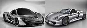 Duelul giganților: McLaren P1 vs. Porsche 918 Spyder