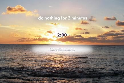 TEST. Poţi să NU faci nimic timp de 2 minute?