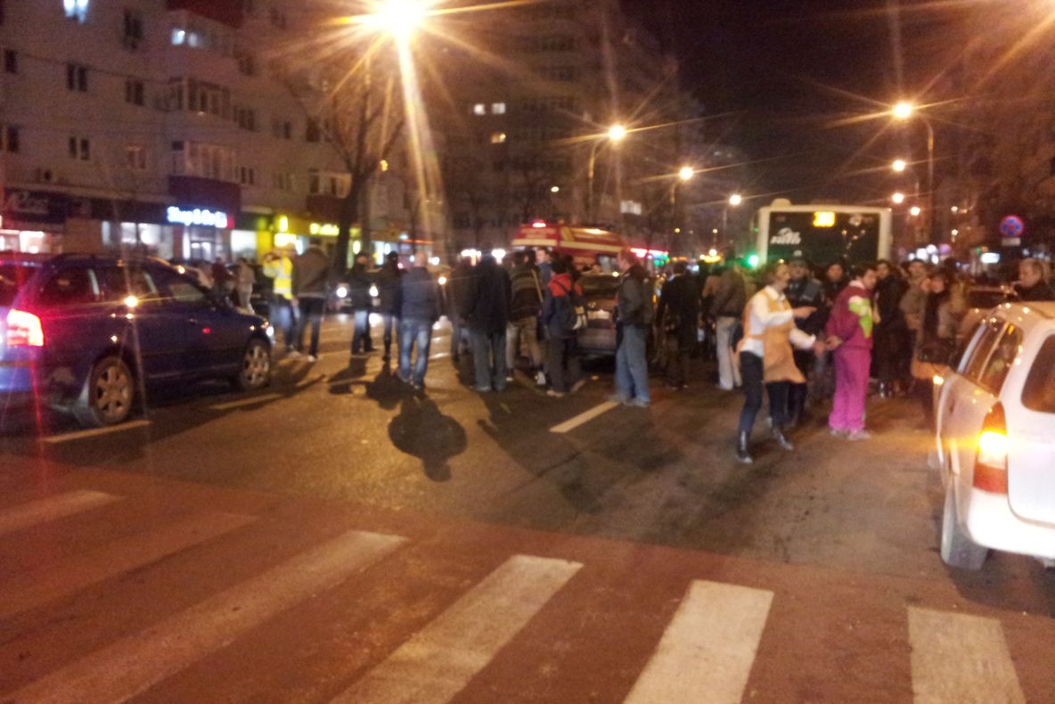 MARTOR OCULAR. Accident extrem de grav, petrecut în Capitală 