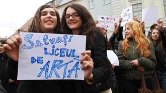 Protest la Sibiu. Ce vor oamenii