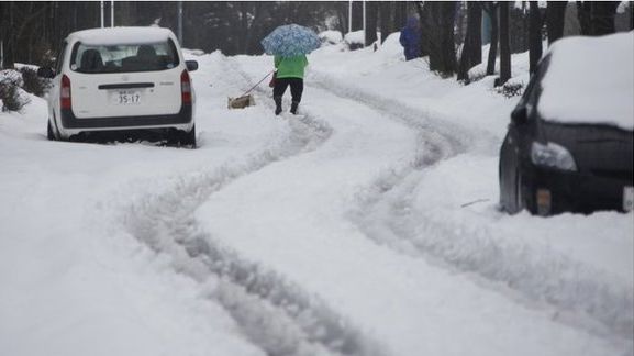 Cel puţin 19 morţi în Japonia, în urma furtunilor de zăpadă care au lovit ţara