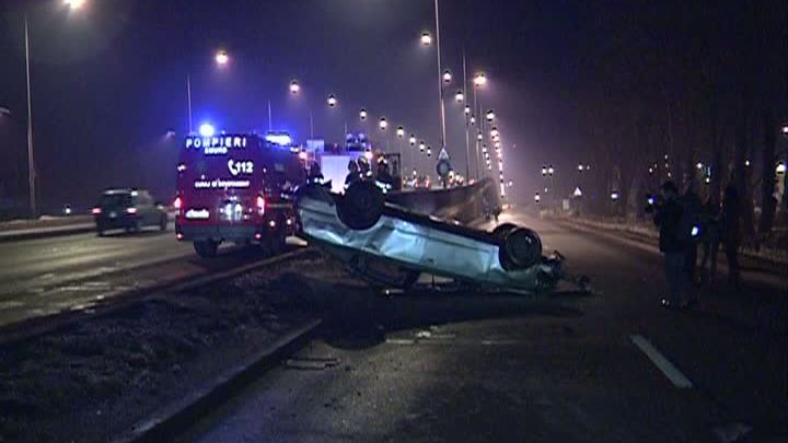 ACCIDENT SPECTACULOS pe DN1, după ce un şofer a pierdut controlul volanului