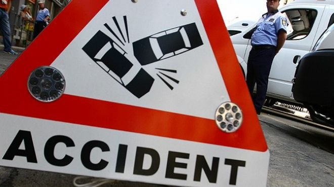 ACCIDENT cu 8 maşini la intrarea în Bucureşti