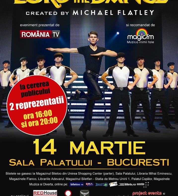 Fanii LORD OF THE DANCE din capitala au epuizat inca o categorie de bilete!