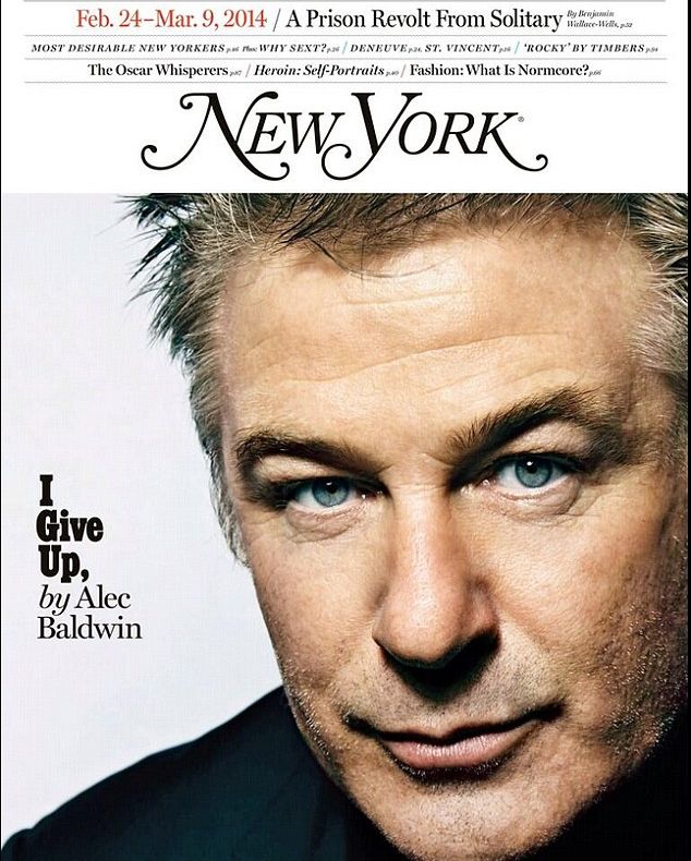 Alec Baldwin: "RENUNŢ". Actorul în vârstă de 55 de ani îşi dezvăluie planurile într-un interviu