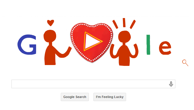 ZIUA ÎNDRĂGOSTIȚILOR. Google le oferă tuturor ciocolată