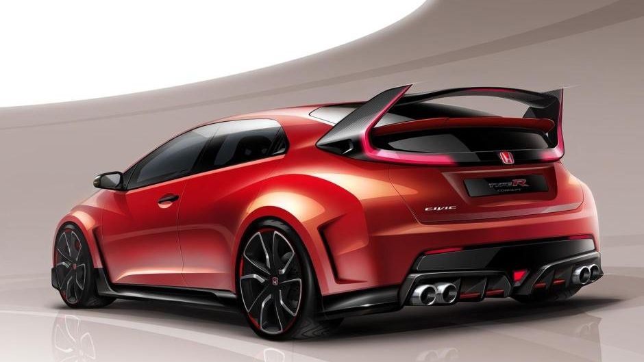 Honda Civic Type R, conceptul care anticipează următoarea generație Civic Type R
