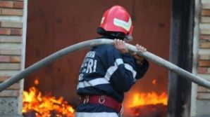 INCENDIU VIOLENT pe bulevardul Magheru, din Capitală