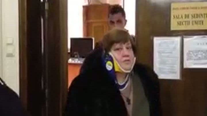 IRINA JIANU, accident în detenţie. Adusă în faţa Instanţei Supreme cu un guler cervical 