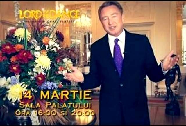 Mesajul superstarului Michael Flatley pentru fanii romani!