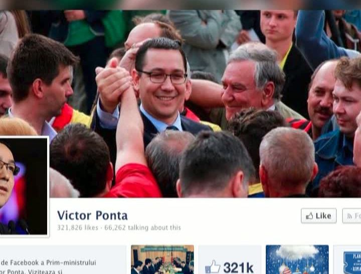 Cum a făcut rost Ponta de 55.000 de like-uri pe Facebook într-o singură zi Update