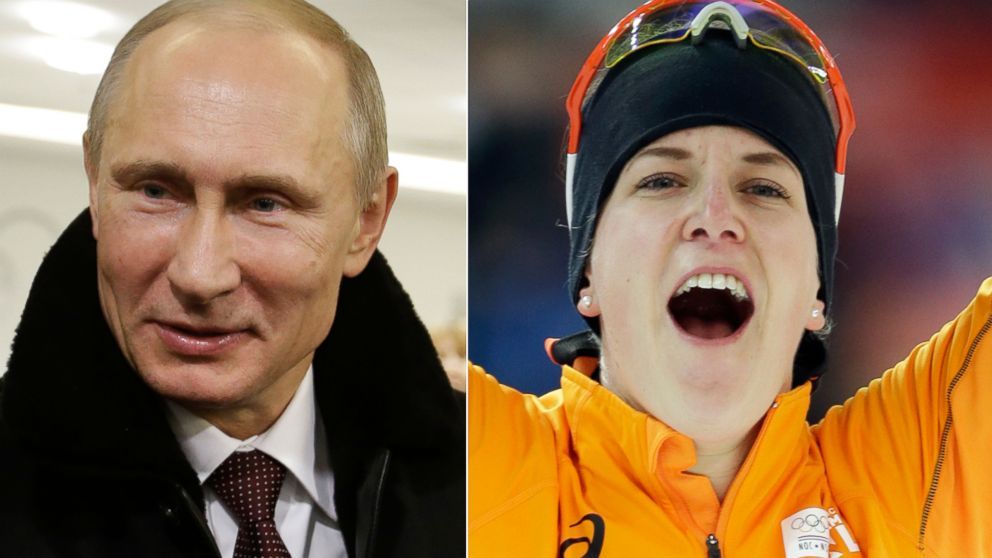 SOCHI 2014. PUTIN a îmbrăţişat o sportivă olandeză declarată LESBIANĂ