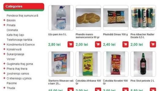 Primul magazin online în LIMBA ROMILOR. Iată cum au fost traduse categoriile de pe site 