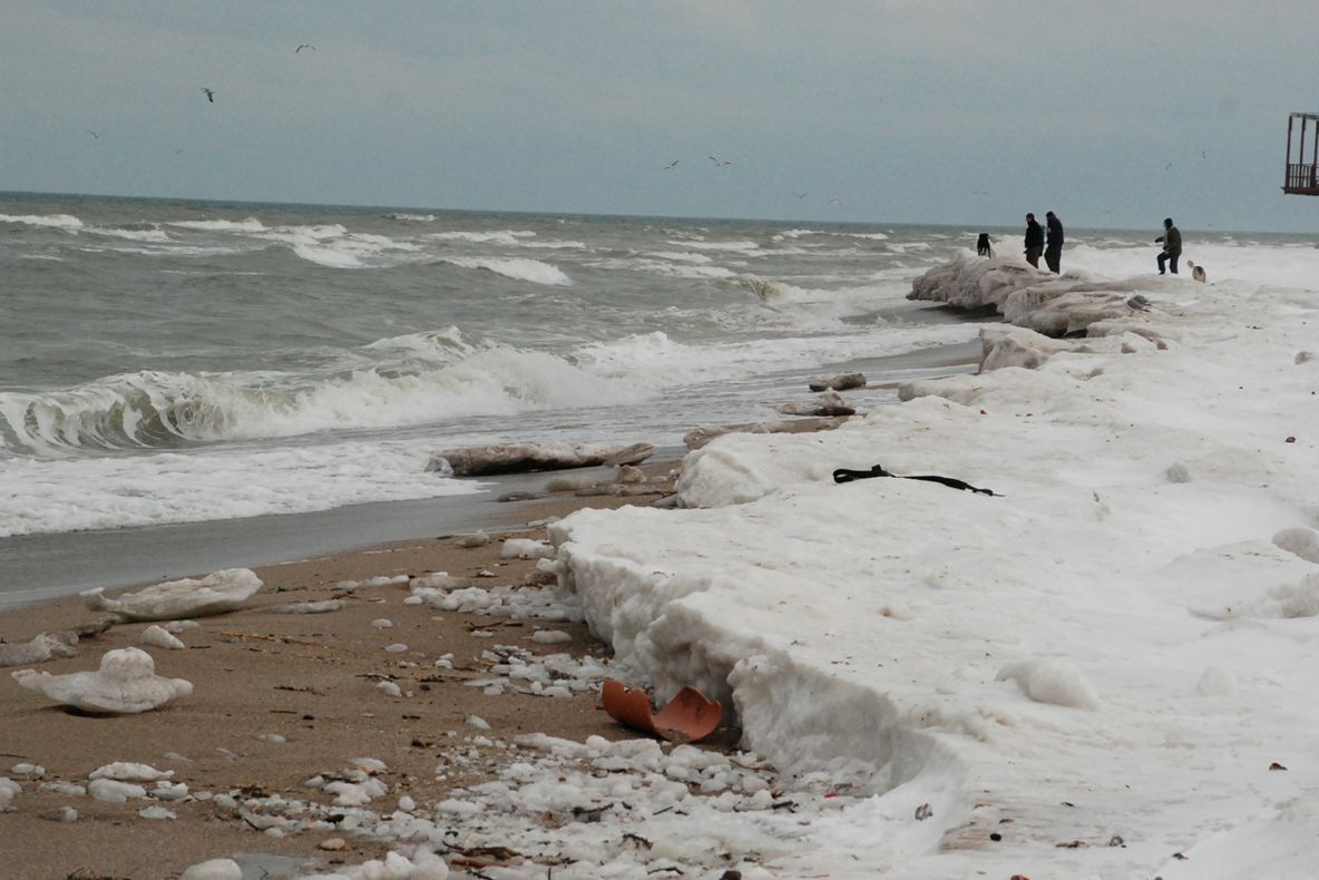 Opt migranţi somalezi şi sirieni, prinși de poliţiştii de frontieră pe plaja din Vama Veche