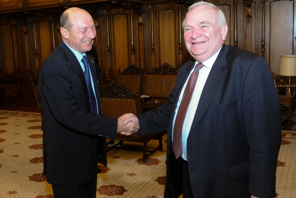 Traian Băsescu s-a întâlnit cu şeful PPE, Joseph Daul