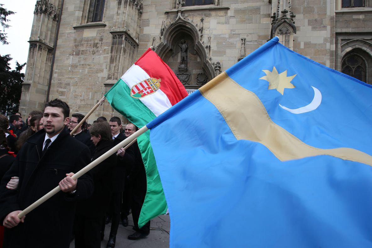 ZIUA MAGHIARILOR DE PRETUTINDENI. Vicepremierul Ungariei, CĂLARE la TÂRGU SECUIESC 