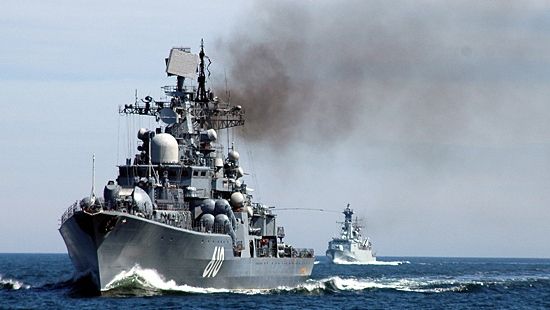Nave militare ruse au efectuat exerciţii cu muniţie reală în Marea Baltică