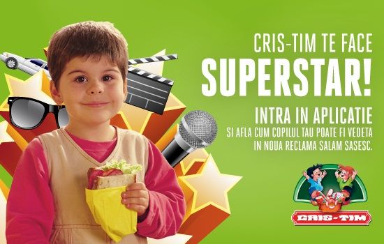 Cris-Tim caută copii simpatici, cu stofă de superstar