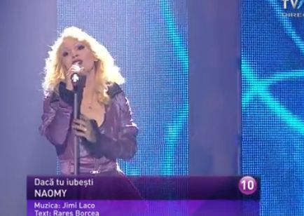 EUROVISION 2014. Naomy, emoţii maxime. Vedeta care trebuia să-i anunţe intrarea a absentat!