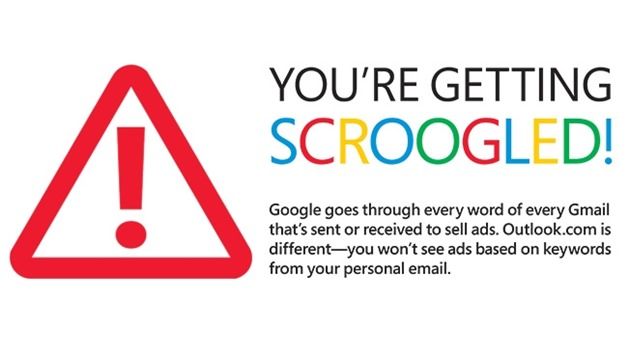 NU doar Google îţi citeşte mailurile fara acordul tău, ci şi MICROSOFT