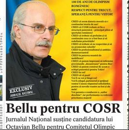 Voiculescu şi Ţiriac îl susţin pe Octavian Bellu pentru şefia COSR