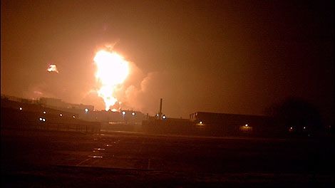 Serie de explozii într-un depozit de muniţie, în Rusia