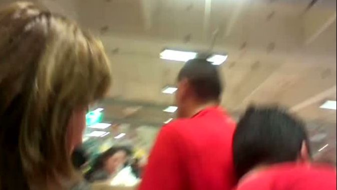 Scene halucinante într-un hypermarket