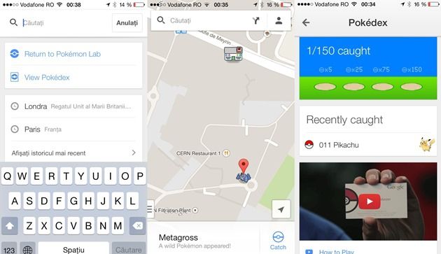 Google propune de 1 aprilie o vânătoare de personaje Pokemon pe Google Maps 
