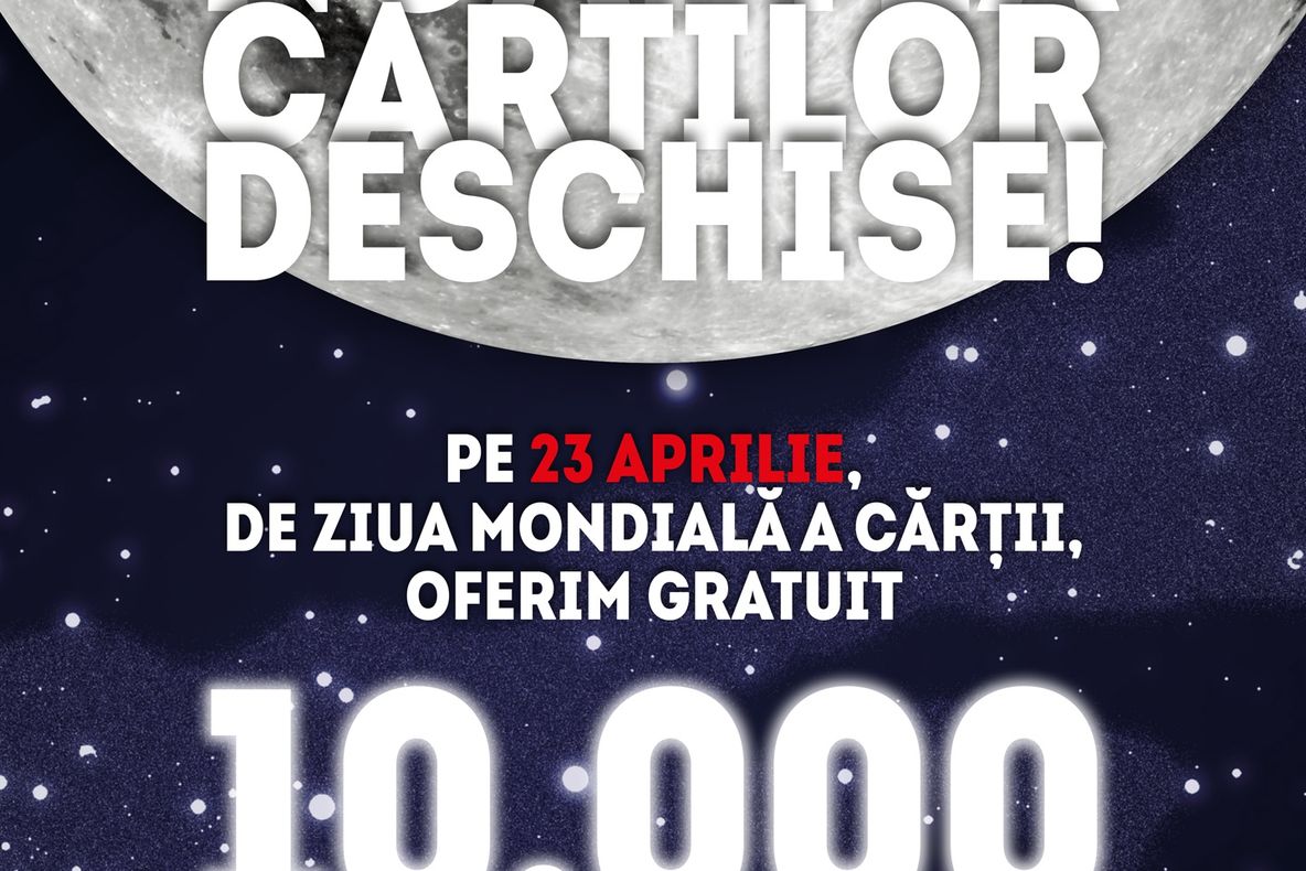 Noaptea cărților deschise. Bucureștenii primesc cadou 10.000 de volume
