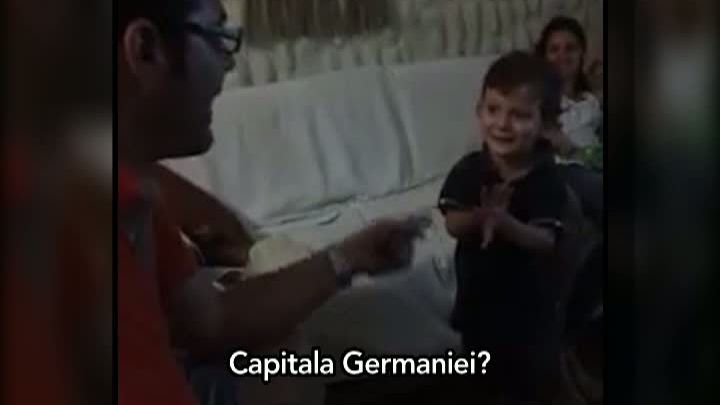 LECŢIE de GEOGRAFIE, la 2 ani. Băieţelul care ştie toate CAPITALELE LUMII