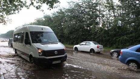 Furtună în București. COPACI DOBORÂȚI