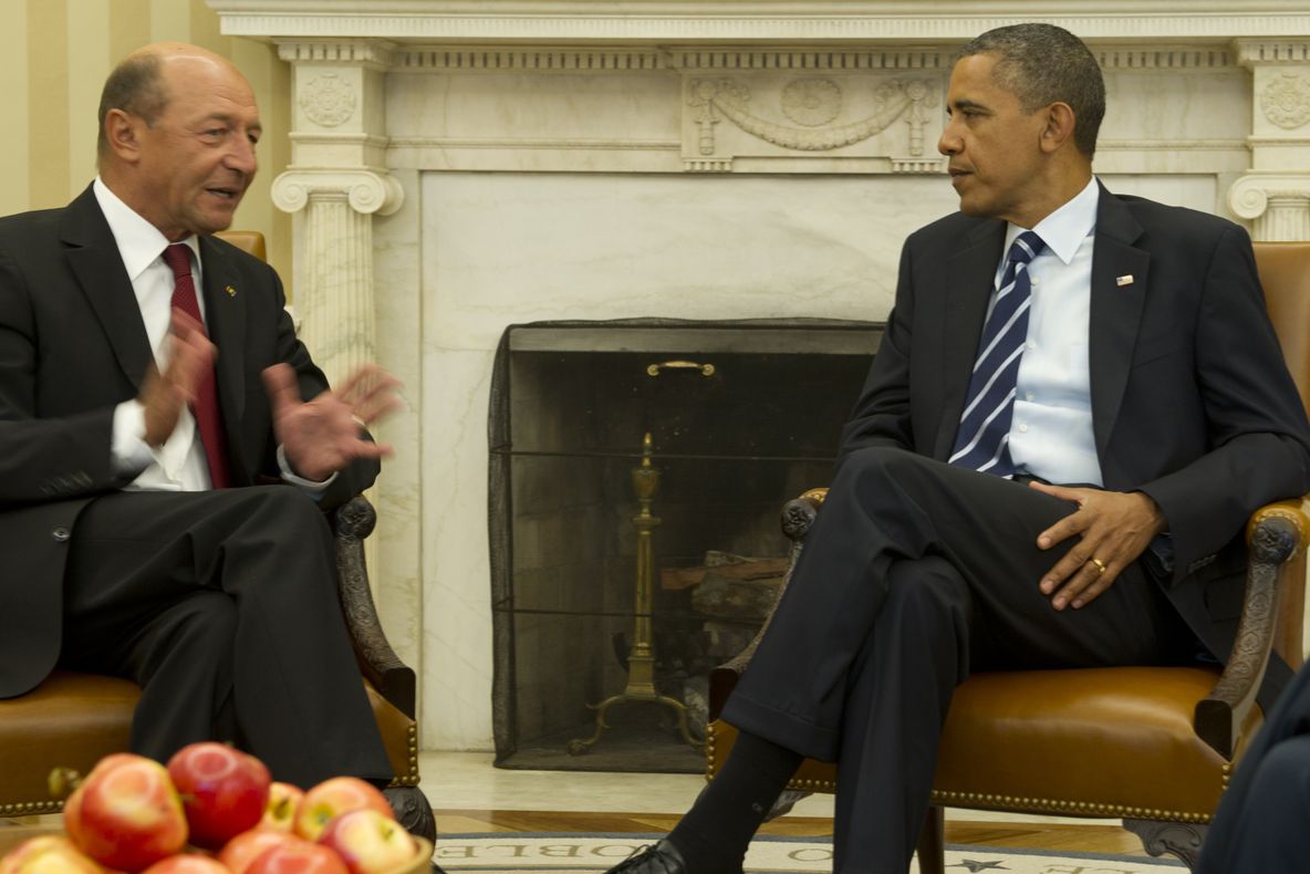 Traian BĂSESCU se întâlneşte cu Barack OBAMA