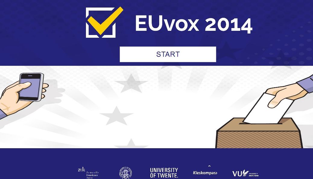 EUVOX 2014, aplicaţia care te ajută să îţi lămureşti preferinţele electorale