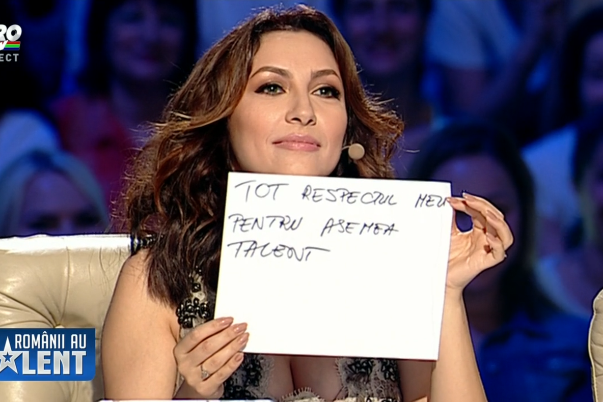 ROMÂNII AU TALENT. Moment JENANT, în DIRECT - Andra, TAXATĂ de FANI: "Nu ştii să scrii"