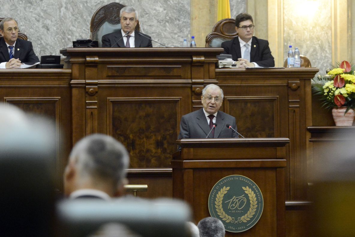 Traian Băsescu, subiect de scandal la aniversarea Senatului