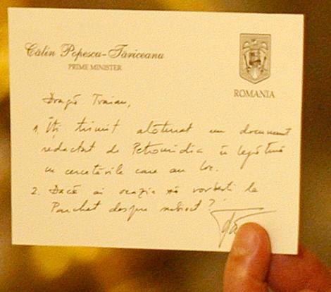 PMP va depune un DENUNȚ PENAL la DNA pe numele lui Călin Popescu Tăriceanu