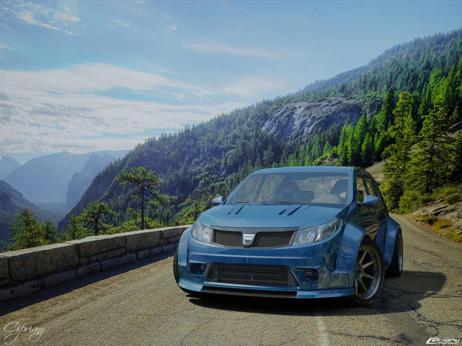 Dacia Sandero GTI! Cum ar putea arăta Dacia Sandero cu 200 CP! 