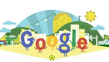 CAMPIONATUL MONDIAL DE FOTBAL 2014. Google DOODLE la CAMPIONATUL MONDIAL DE FOTBAL 2014