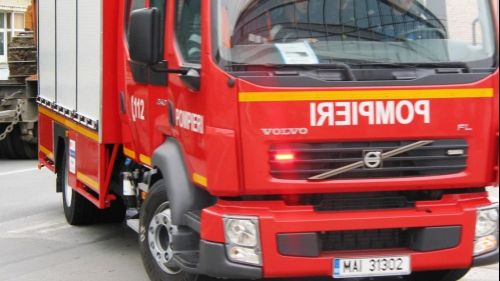 SCENE DE GROAZĂ. Și-a dat foc în centrul orașului Deva