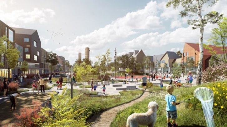 UN ORAŞ ÎNTREG, MUTAT cu totul din cauza terenului destabilizat de minerit