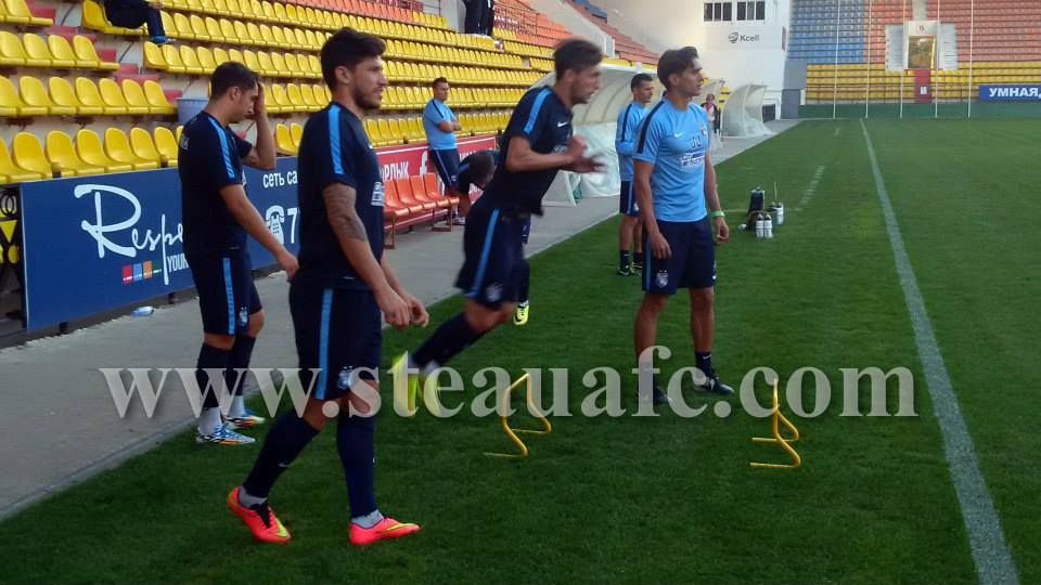 STEAUA-AKTOBE. Jucătorii lui Aktobe s-au făcut de râs în fața Ateneului