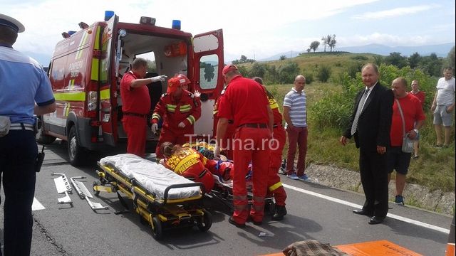 ACCIDENT ORIBIL la intrare în Sibiu