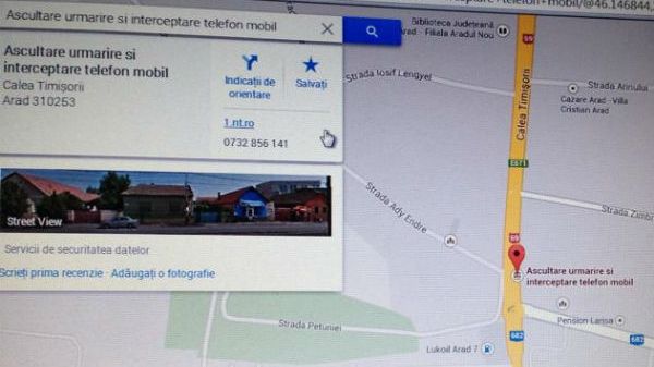 TELEFOANE ASCULTATE? GOOGLE MAPS a descoperit mai multe puncte de ASCULTATRE INTERCEPTARE TELEFON