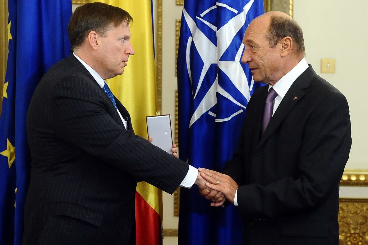 Duane Butcher, primit de preşedintele Băsescu, în vizită de rămas-bun