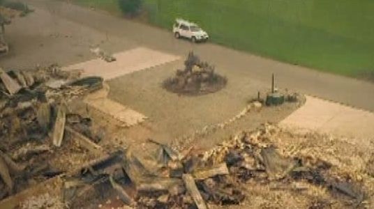 Peisaj post-apocaliptic în Statele Unite, după un incendiu 