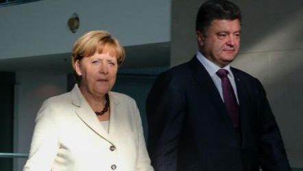 Poroșenko și Merkel au discutat despre situația din Donbas 