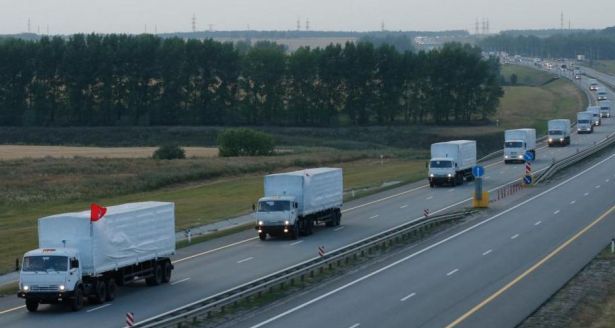 Un convoi umanitar german se îndreaptă spre estul Ucrainei